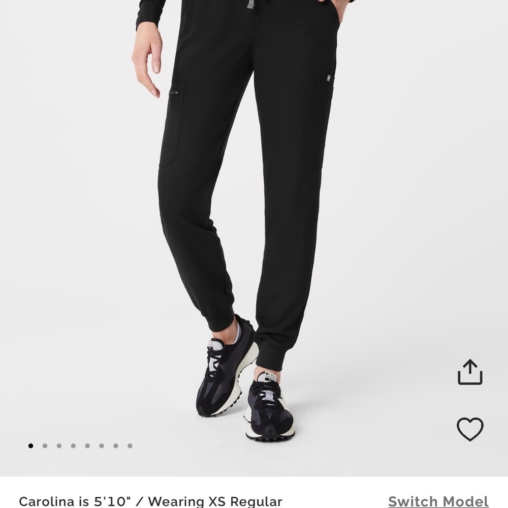 Women's Black relaxed fit joggers